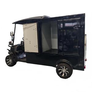 HKBG 2 Seater Enclosed Cargo <b>Box</b> 72V Battery Powered Electric Golf Cart - Product Image 5