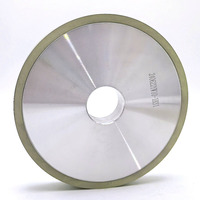Disques abrasifs diamantés à liaison céramique OEM, épaisseur moyenne 5 mm, pour le meulage d'inserts en carbure de tungstène, usinage d'outils PCD PCBNT