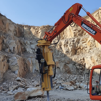 Máquina Perforadora y Divisora de Roca DINGLI DL-300 de Alta Resistencia, Todo en Uno, con Bomba de Cilindro de Alta Eficiencia para Excavación y Construcción