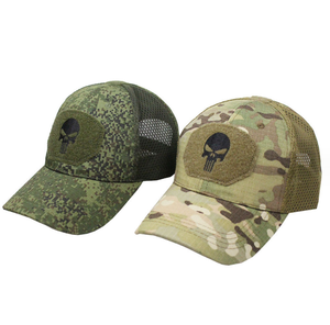 Gorra de Béisbol con Diseño de Calavera y Camuflaje BH04, Gorra Táctica para Fans de CS, Gorra de Pico de Pato con Protección Solar para Pesca y Actividades al Aire Libre - Product Image 6