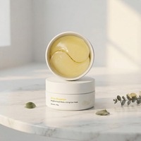 Patchs pour les yeux au collagène végétalien, vitamine C, acide hyaluronique, niacinamide, caféine et anti-poches pour les cernes