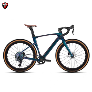 Bicicleta de Carretera de Fibra de Carbono TWITTER <span class=keywords><strong>GRAVEL</strong></span>-V3, Frenos de Disco Hidráulicos, Cambio Electrónico Inalámbrico, Cableado Interno, 24 Velocidades, 700C - Product Image 6