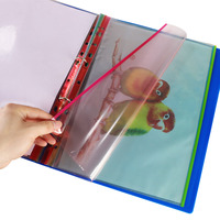 Pochette de classement A4 double face en plastique PP avec pochette pour organiser les documents
