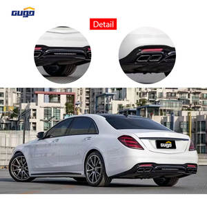 Kit de carrosserie en matériau ABS GUGO pour Mercedes-Benz <span class=keywords><strong>S</strong></span> W222 18-20 S63 2014-2017 Modèle de pare-chocs avant et arrière Upgrade New Condition - Product Image 5