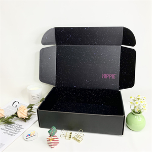 Embalaje con logotipo personalizado de San Valentín, caja de regalo <span class=keywords><strong>negra</strong></span> con <span class=keywords><strong>cinta</strong></span>, almacenamiento de satén magnético, cosmética, vestido de boda - Product Image 6