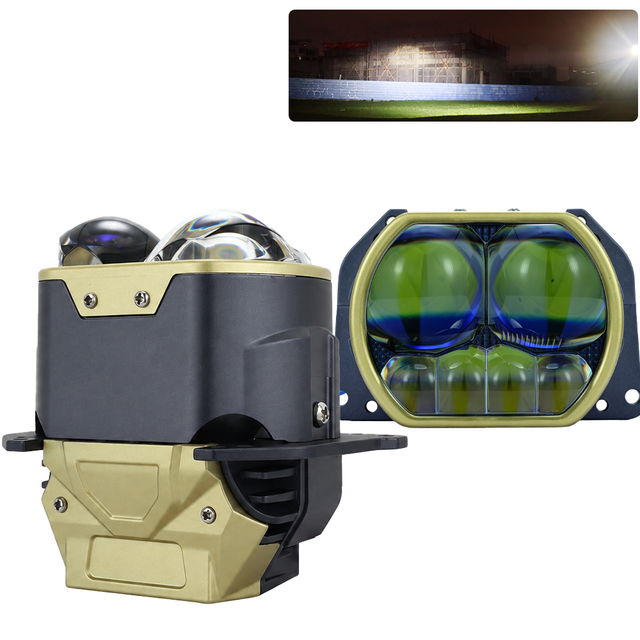 Ip67 Waterproof Square Bi-Led Projector 12V 200W 82000Lm for Motorcycle Atv Utv Off-Road Headlight Kit