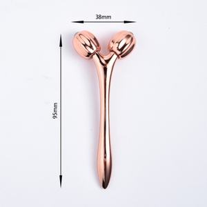 Instrumento de Masaje Adelgazante de Metal Color Oro Rosa de Lujo, Forma Libre, Venta al Por Mayor - Product Image 5