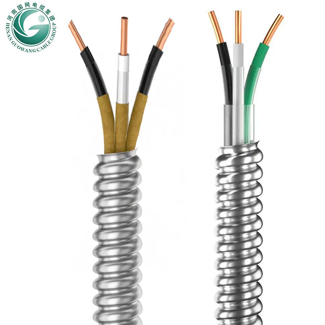 AC90 14/2 12/2 MC/BX/AC90/ACWU90/TECK90 Copper Conductor AL Aluminum Interlocked Armored Cable