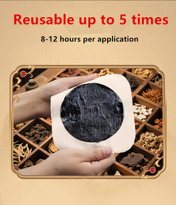 500箱入り 黒色伝統中国漢方薬草膏パッチ 首/肩/腰/脚の痛み緩和用 クラスI医療機器 - Product Image 4