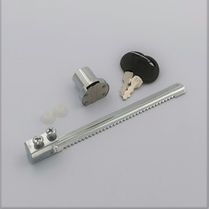 Serrure de vitrine en alliage de zinc type 328 sans perçage pour présentoir à bijoux, vitrine <span class=keywords><strong>coulissante</strong></span> en verre, centre commercial, bureau, cave à vin - Product Image 4