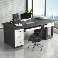 Vente en gros de bureau d'ordinateur 120*60*75cm Bureau de gestion de meubles Bureau avec tiroirs pour bureau à domicile n'importe où