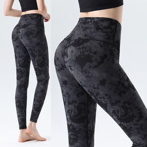 Mallas de Yoga de nuevo estilo de alta calidad, pantalones de Yoga de cintura alta con estampado personalizado para mujer - Product Image 5