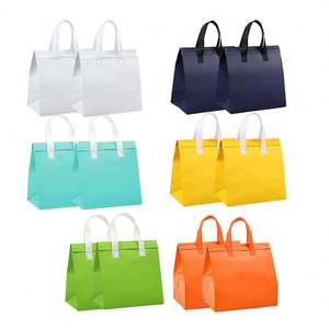 Sac isotherme personnalisable en non-tissé, jetable, recyclable, en feuille d'aluminium épaissie pour sandwichs, pains, plats à emporter et conservation au froid - Product Image 3