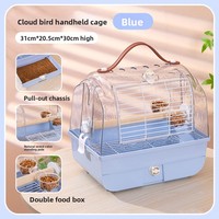 Cage à oiseaux respirante et portable pour perroquets, anti-évasion, pour extérieur, fournitures pour animaux de compagnie, cage ornementale