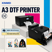 Mini imprimante DTF, machine d'impression DTF, imprimante DTF 30 cm, impression directe sur film PET avec secoueur de poudre pour t-shirts et vêtements