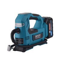 Pompe à air électrique portable BYT-QB02 réglable pour gonflage de pneus de voiture et usage domestique