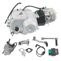 Moteur Lifan LF110cc 4 vitesses avec embrayage rapide, carburateur CDI, bloc-cylindres en fer pour Monkey Dax Pit Bike, ensemble moteur de moto tout-terrain