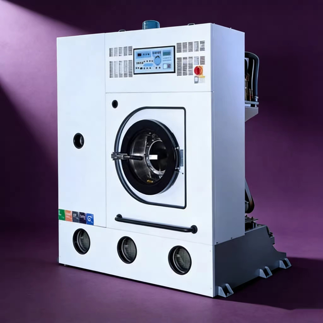 Electric Fully Automatic 8kg 10kg 12kg 15kg Industrial Close Circuit Refrigerator Filtration Distillation Dry Cleaning Machine