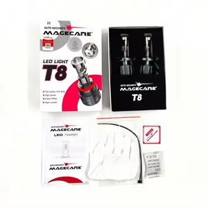 T8 siêu sáng <span class=keywords><strong>Led</strong></span> Đèn Pha Bóng đèn mini ống kính máy chiếu 40 Wát 9005 9006 H11 H7 H4 công suất cao 3500lm 6500K đèn pha - Product Image 3