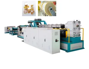 Mesin ekstruder lembar plastik jalur produksi PLA PET Thermoforming lembar mesin pembuat