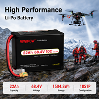 Baterai Drone 22Ah 68.4V 10C Daya Tinggi Output Stabil Daya Tahan Siklus Tinggi Baterai Lithium Drone Angkat Berat Baterai Drone Pertanian