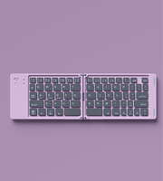 Keyboard Gaming Lipat Nirkabel Kustom Mini Portabel Isi Ulang BT Keyboard Komputer PC