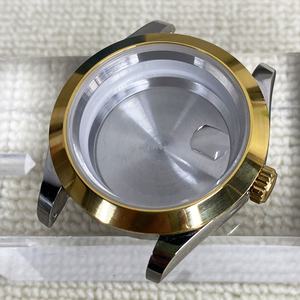 41MM Gold Stainless Steel <b>Case</b> for NH35/NH36 Mechanical Movement <b>Watches</b> Assembly Accessories - Product Image 2