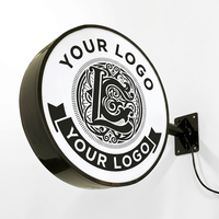 Enseignes lumineuses LED extérieures OEM en acrylique 3D pour publicité, enseignes lumineuses pour devantures de magasins, signalétique pour entreprises