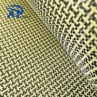 Tissu hybride tissé en carbone et aramide de type I à haute résistance aux impacts pour le renforcement composite