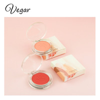 Poudre minérale végétalienne professionnelle, imperméable, haute pigmentation, fini mat, étiquette privée, tampon en forme de patte de chat, logo personnalisé, vente en gros