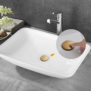 Sifón en P de latón macizo de 1-1/4 pulgadas, ajustable, cepillado, ecológico y ligero, para lavabo y bañera - Product Image 6