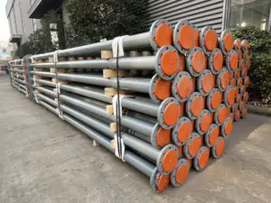 Corrosion Negative Pressure Hight Temperature Resistant PFA PTFE ETFE PP Lined Pipe For Photovoltaic Chemical Semiconductor