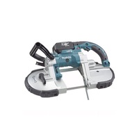 Scie à ruban portative Makita 18V avec batterie lithium rechargeable pour usage bricolage