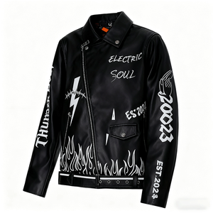 Áo khoác da nam may đo - Chất lượng cổ điển, thoải mái và phong cách giản dị, Áo khoác da nam độc đáo - Product Image 2