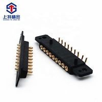 Shangte 9 broches DIP mâle et femelle tablette ordinateur Pogo broche charge connecteur de broche à ressort plié électronique