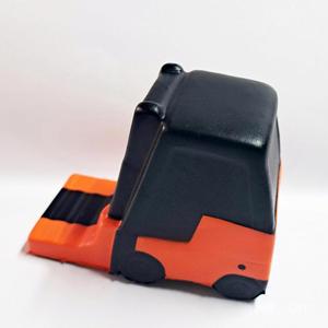 Jouets anti-stress en mousse PU en forme de chariot élévateur avec logo personnalisé, jouets anti-stress publicitaires de marque pour la promotion - Product Image 4