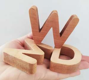 52 Alfabeto en mayúsculas y minúsculas de madera, <span class=keywords><strong>pizarra</strong></span> <span class=keywords><strong>para</strong></span> refrigerador, juego de letras magnéticas <span class=keywords><strong>para</strong></span> aprendizaje de niños en edad preescolar - Product Image 4