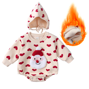 Winter <strong>Baby</strong> Clothes Cotton <strong>Baby</strong> Bubble Romper Newborn Clothes Rompers 2026 <strong>Christmas</strong> <strong>Cute</strong> New Born <strong>Baby</strong> Girls <strong>Outfits</strong> With Hats - Product Image 3