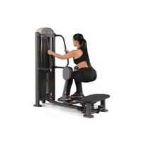 Appareil de musculation professionnel en acier réglable avec sélection de charge par broche pour adducteurs de cuisses et hanches, et entraînement des bras, doté d'un design durable et écologique