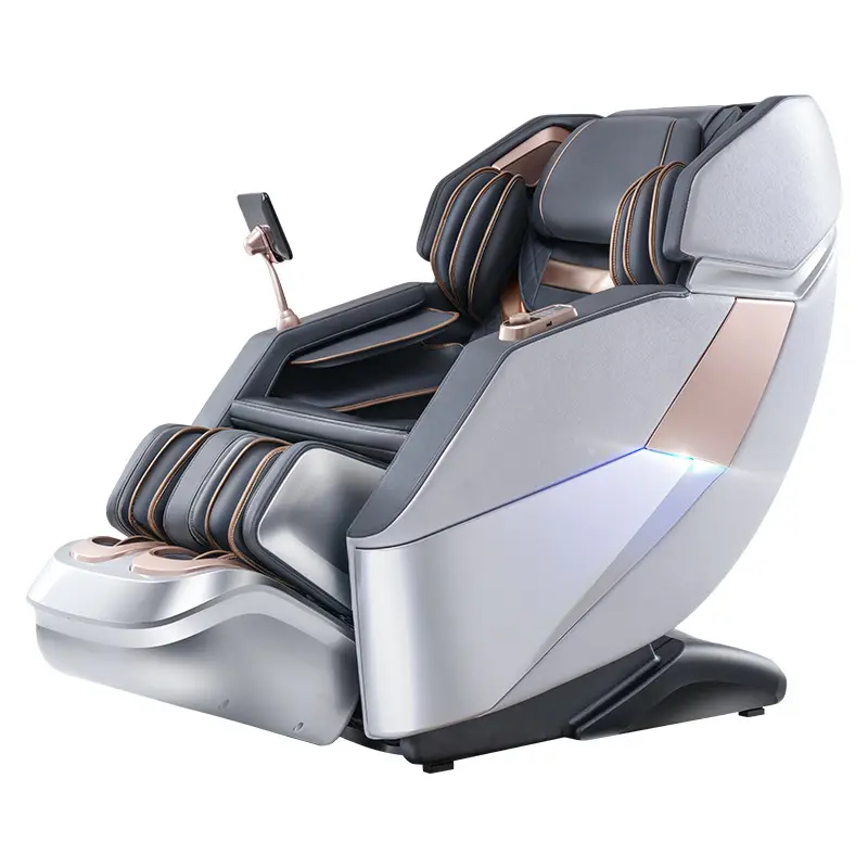 Kursi pijat mewah, Model baru 4D Shiatsu nol gravitasi kursi pijat tubuh penuh elektrik SL dengan pijat kaki