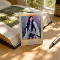 Carte photo commémorative personnalisée de 3,5 pouces, motif Célébrité, pour les fêtes et le campus, imprimée en offset CMYK sur papier photo, objet de collection artistique