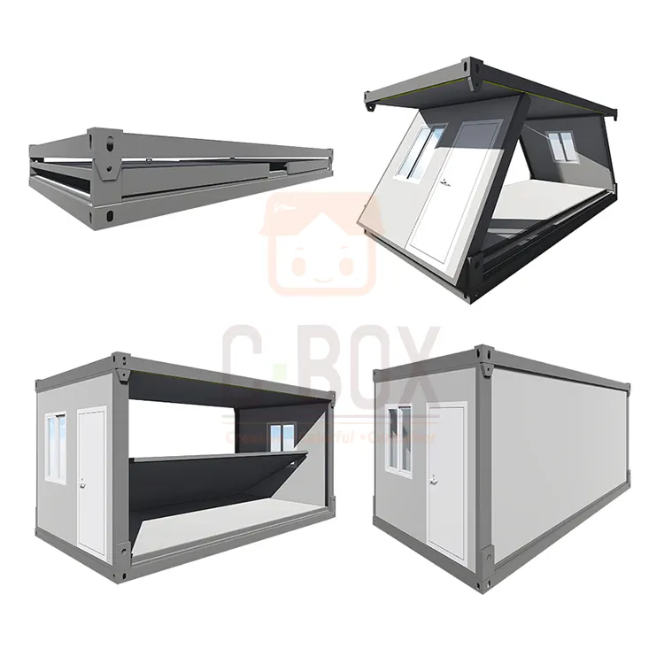 CBOX new design fast install prefabricated prefab foldable container house homes