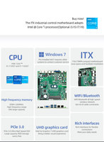 Adipcom EITX-7310 Intel Celeron 11e génération I5-1135G7 I7-1165G7 Nouveau serveur informatique ITX Mini carte mère double SATA 2LAN DDR4 64 Go