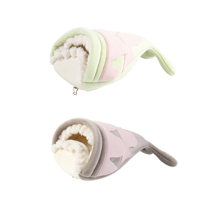 Manufacturer Wholesale Small Pet <strong>Hamster</strong> Sleeping Nest Warm Cotton Fish Shape Cage <strong>Hammock</strong> with Animal Pattern - Product Image 1