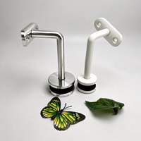 Vis de serrage ronde en acier inoxydable micro-brossé avec joint noir pour montage de panneaux de garde-corps en verre pour escaliers et centres commerciaux, résistant à la rouille