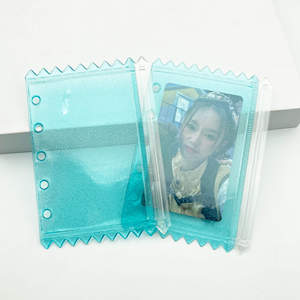 Corea stile moda Custom Design Pvc cerniera Pouch Tranperant sacchetto di caramelle foto porta carta Kpop - Product Image 1