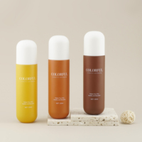 Emballage professionnel pour soins de la peau, flacons en verre givré de 120 ml avec bouchon rond blanc, contenants cosmétiques liquides de luxe
