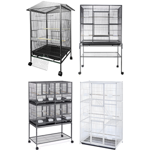 Fabricant grand transport empilable éleveur personnalisé grande volière en métal élevage de volailles perroquet pigeon <span class=keywords><strong>cage</strong></span> à oiseaux de compagnie à vendre - Product Image 6