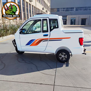 Tricycle électrique 2-en-1 60V 1000W avec carrosserie fermée, siège passager et plateforme de chargement, idéal pour les <span class=keywords><strong>petites</strong></span> entreprises et les trajets quotidiens - Product Image 5