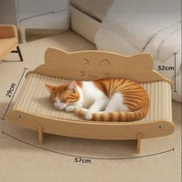 Lit pour chat en sisal de haute qualité, toutes saisons, confortable, avec griffoir, mobilier pour chat